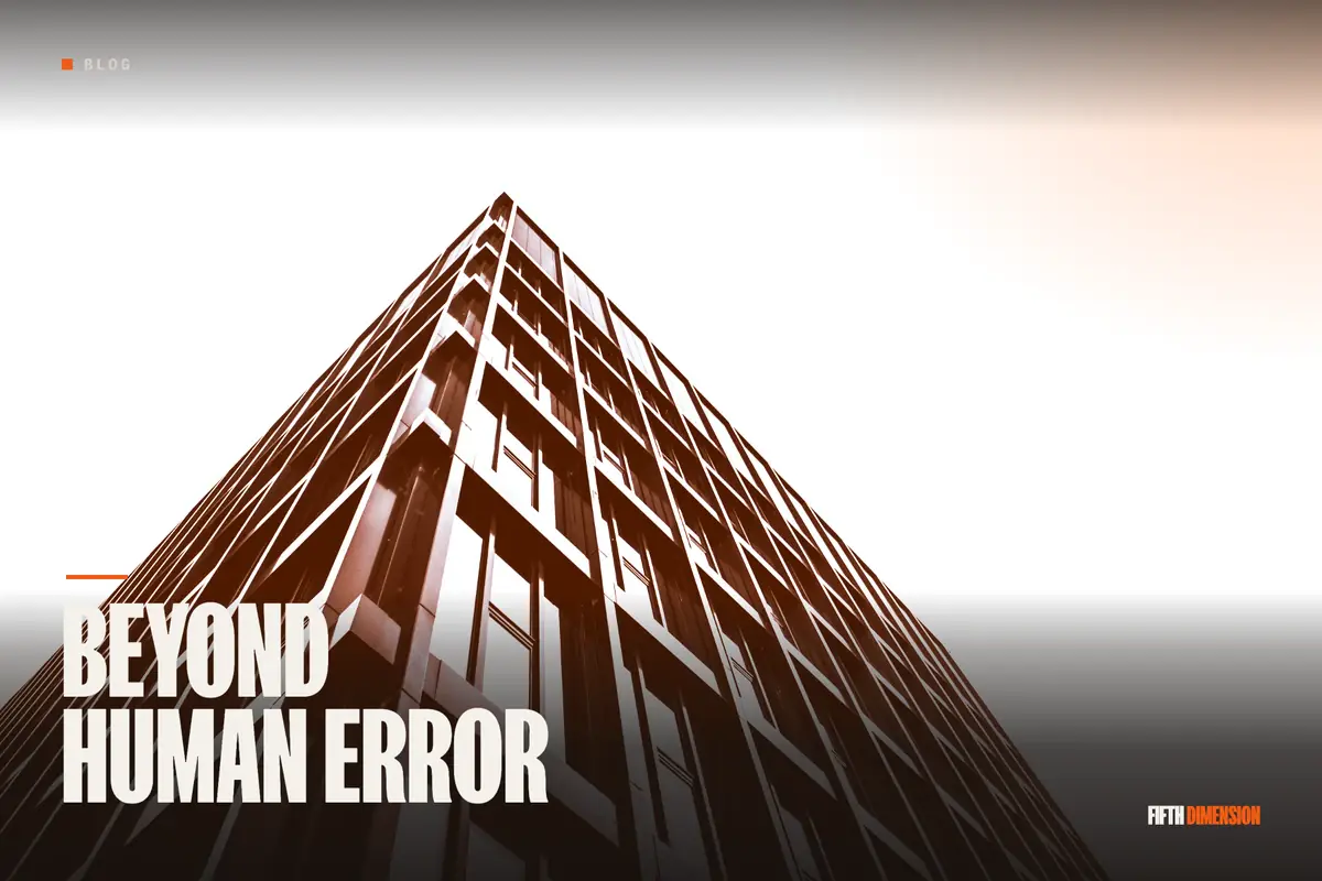 Editorial cover for “Beyond Human Error: How AI is Revolutionizing Accuracy in Real Estate”