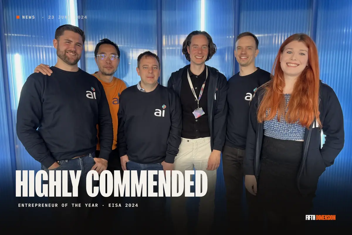 Editorial cover for “Fifth Dimension AI Recognised at EISA Awards 2024”