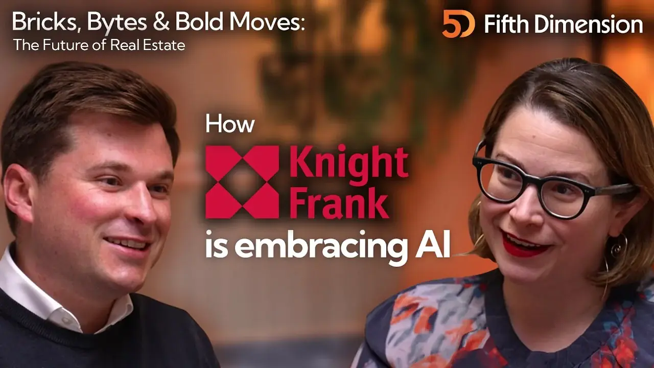Editorial cover for “Episode 12: AI in Real Estate: Innovation, Adoption, and the Human Element with Max Beard from Knight Frank”